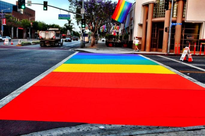 Rainbow Crosswalk