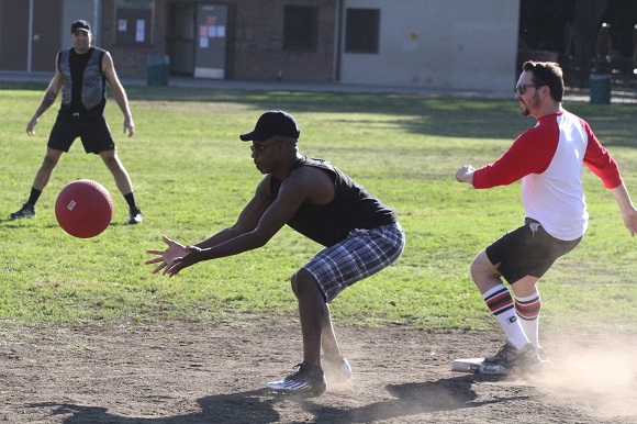 New Kicks on the Block are a second too late getting the ball.