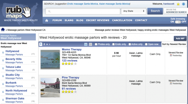 Erotic massage near San Francisco Erotic massage near Milpitas